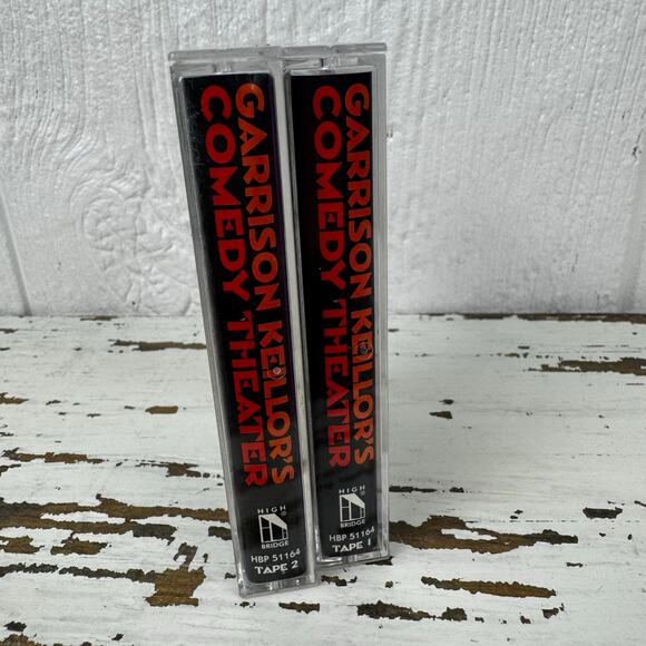 Garrison Keillor's Comedy Theater Vintage Cassette Tape Set of 2 1994-1996 Vtg - Picture 3 of 8
